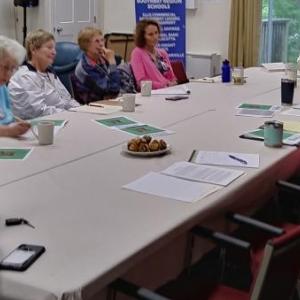 The region’s Elder Forum met June 11. JANE CARPENTER/Boothbay Register