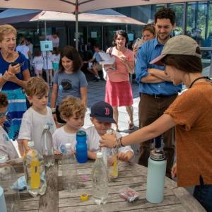 Visitors learn about water density at Bigelow Laboratory for Ocean Sciences. The Laboratory will hold its annual open house on its campus in East Boothbay July 19 from 10 a.m. to 2 p.m. Bigelow Laboratory for Ocean Sciences
