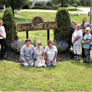 The staff at Cove’s Edge, Damariscotta. Courtesy of LincolnHealth