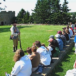 Colonial Pemaquid will be the site for a 243rd anniversary reading of the Declaration of Independence by living history interpreters. Here is a scene from last year. Courtesy photo