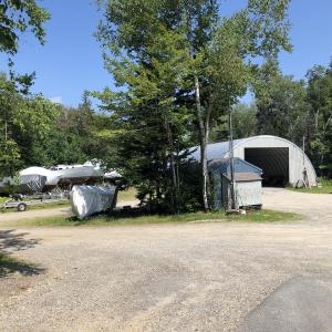One of the current unheated winter storage buildings at Southport Island Marine. JENNY BENNETT/Boothbay Register