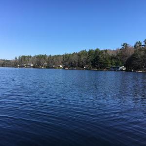 The Knickerbocker Lake Association holds its annual meeting from 3 to 5:30 p.m. on July 30 in the Harbor Theatre. Pictured is the eastern shore of Knickerbocker Lake. Courtesy of Boothbay Region Water District