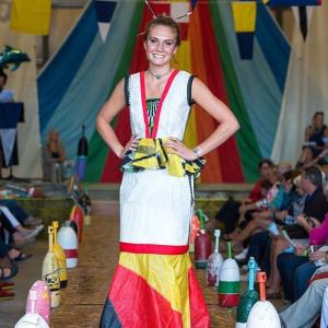 The People’s Choice 2018: BRHS senior Faith Blethen is a natural modeling this eye-catching gown. Courtesy photo