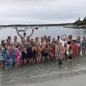 Participants in the 77th annual Arthur Hale Veasey Memorial Regatta. Courtesy photo