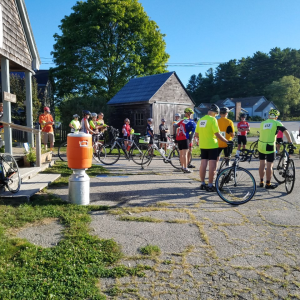 Tour de Farms riders start from the Morris Farm. Courtesy of Morris Farm