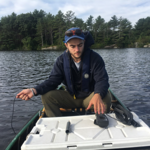 Zach Vise graduated from the University of Maine in May and spent this summer working two jobs, one as Boothbay Region Water District’s summer intern. Courtesy photo