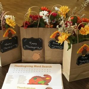 Thanksgiving project of the BRGC Garden Therapy team which meets monthly at the St. Andrews Village Gregory Wing. Nan Jackson photo