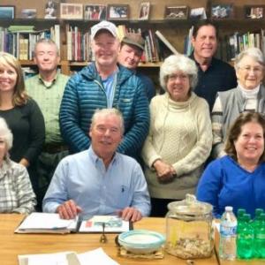Boothbay Harbor Waterfront Preservation Board and Advisory Committee. Missing from photo are Nicci Doray, George McEvoy, Alice Mutch, Winter Page, Norm Pierce, Mary Lee Brown, Nancy McEvoy, Karen Werner and Wayne Closson. Courtesy photo
