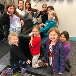 Some of the Southport children who will be performing at the winter concert. JENNY BENNETT/Boothbay Register