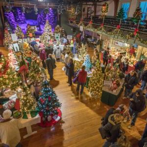 A scene from a past Festival of Trees at the Opera House in Boothbay Harbor. Mike Leonard photo