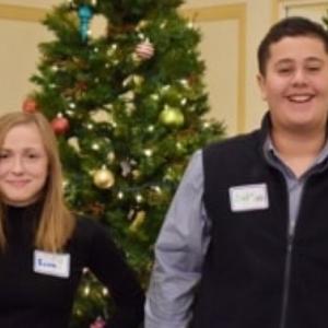 BRHS freshman Emma Markowitz and BRES seventh grader Zaid Osman attend the first MDOE Student Cabinet conference. Courtesy photo