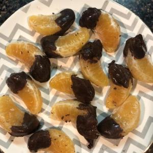 Cuties dipped in chocolate. Lisa Orne Hallinan photo