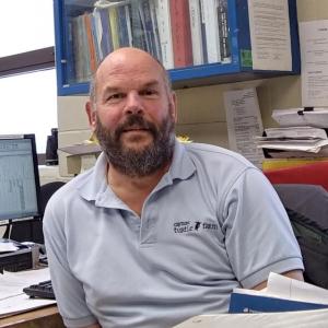 Rick Gates is superintendent of Wiscasset’s wastewater treatment plant. JANE CARPENTER/Boothbay Register