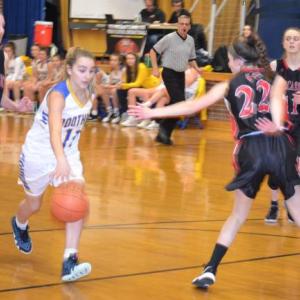 Defending state champion Boothbay is in a tight battle this season for Class C South supremacy. The Lady Seahawks are 8-2, which includes a two-point win over No. 1 Winthrop and a three-point loss to No. 3 Monmouth this month. BILL PEARSON/Boothbay Register