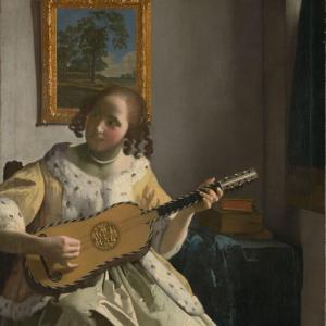 Johannes Vermeer’s “The Guitar Player” - Oil on canvas - c. 1670–1673, is one of the paintings featured in “Vermeer and Music.” Courtesy of Harbor Theater
Johannes Vermeer