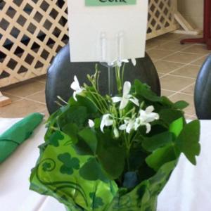 A wee bit of Ireland at a past St.. Patrick’s Day Dinner. Courtesy photo