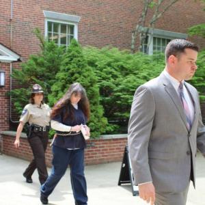 Shawna Gatto leaves Lincoln County Courthouse. File photo