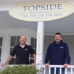 Mark Osborn and Buzz Makarewicz of Topside Inn in Boothbay Harbor. Courtesy photo
Mark Osborn and Buzz Makarewicz