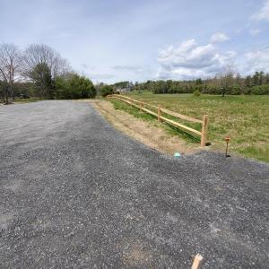 Improvements at Zak Preserve include a new split-rail fence and expanded parking lot. Courtesy of BRLT