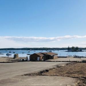 The site of the proposed Eastside Waterfront Park in Boothbay Harbor. Courtesy of Ken Fitch
