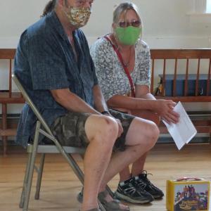 Steve Gagnon, left, is one of two abuttors interested in a 30-plus acre tax-acquired property on U.S. Route 1 in Edgecomb. BILL PEARSON/Boothbay Register