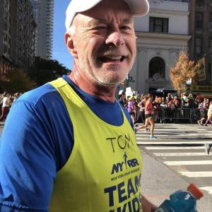 Tom Cotter at a past marathon. Courtesy photo