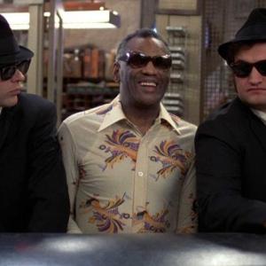 Dan Akroyd, Ray Charles and John Belushi in a scene from The Blues Brothers. Courtesy of Strand Theatre