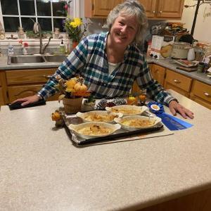 Kathy Stover Vaillancourt with her Maine Maple Haddock. Courtesy of Kathy Stover Vaillancourt