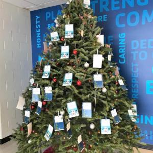 The Boothbay Region YMCA’s 2018 Tree of Giving. File photo