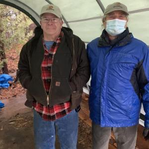 Woodchucks Bill Smith, left, and Lloyd ‘Ole” Olson participated Jan. 16 in a New York Times article about Maine wood banks. BILL PEARSON/Boothbay Register