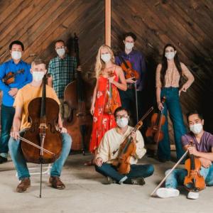 Palavar Strings, with Palaver Strings, Dana Lyn and Kyle Sanna, will livestream from the Rockport Opera House Feb. 25. Courtesy of Mackenzie Gassett