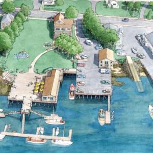 A drawing of the proposed East Side Waterfront Park. File photo