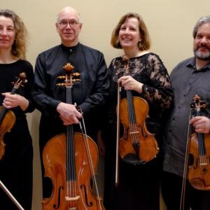 The DaPonte String Quartet: performers and iinstructors. Courtesy of Lisa Westkaemper