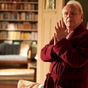 Academy Award winner, and 2021 Best Actor Oscar nominee, Anthony Hopkins in a scene from “The Father” opening April 9. Courtesy of Andrew Fenniman
