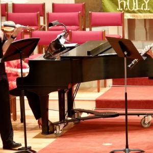 Dean Stein and Kathleen McNerney of VentiCordi Chamber Music. Courtesy of Woody Leland Dean Stein and Kathleen McNerney