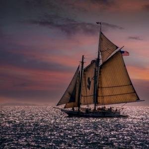 The schooner Isaac H. Evans is available for two-hour day trips in the Boothbay region in July, August and September. Courtesy photo