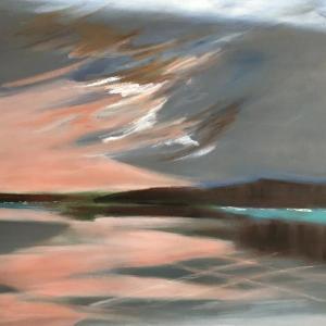 One of Lina Burley’s oil paintings in the exhibit in Gallery One at BRAF. Courtesy of Linda Burley