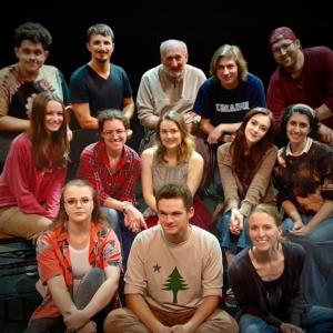 Heartwood’s “Pride & Prejudice” cast: front , L-R: Rachael Schuster, Jonah Daiute, Mary Boothby; middle row: May Halm, Jenny Brown, Nanette Fraser, Honora Boothby, Helena Farhi; back: Ryan Kohnert, Ray Huth, Joseph Cote, Nick Miaoulis, Joe Lugosch. Missing: Lainey Catalino. Griff Braley photo