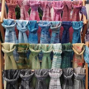 Woven creations by Jill Butke.