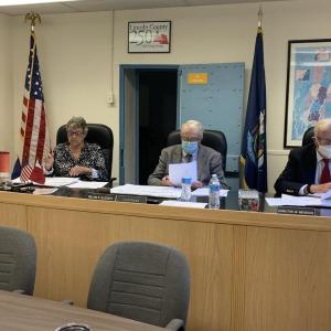 On Sept. 7, Lincoln County commissioners authorized replacing four communications center computers totaling $11,028. BILL PEARSON/Boothbay Register