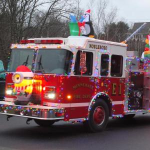 Engine No. 1 from the Minnehata Fire Station in Nobleboro won the inaugural Dalmatian Cup and People’s Choice Award in 2020. File photo