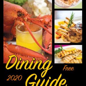 The 2020 Dining Guide cover, designed by Steve Edwards, took second place is the best supplement cover category of the Maine Press Association contest. File photo