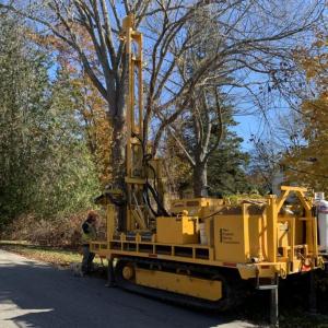 Surveying and boring testing caused several East Boothbay residents to contact Boothbay officials about New England Aqua Ventus’ project. BILL PEARSON/Boothbay Register