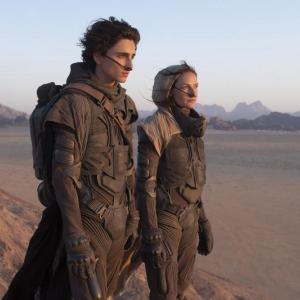 TImothy Chalamet and Rebecca Ferguson in a scene from “Dune.” The film opens at the Lincoln on Dec. 26. Courtesy of the venue