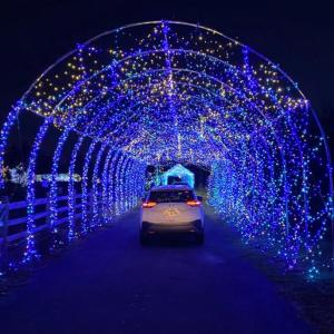 Gardens Aglow tunnel. STEVE EDWARDS/Boothbay Register