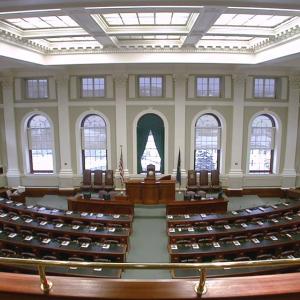 Chambers for the Maine State House of Representatives. (Photo courtesy of Maine.gov)