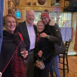Linda Clapp, John Hochstein, Sue Hochstein, & Shane McBay looking forward to 2022. Jen Mitchell photo
