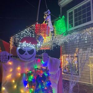 Pier 1 Pizza won the business category of the Gardens Aglow Holiday Lighting Contest. Facebook photo