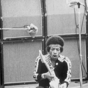 Jimi Hendrix still from the documentary, ““Music. Money. Madness . . . Jimi Hendrix Experience: Live In Maui” to play at the Lincoln Theater. Courtesy of the venue