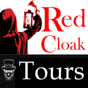 New logo incorporating Red Cloak History Tours with American Ghost Walks. Courtesy of Michael Huberty